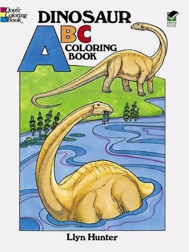DINOSAUR ABC COLORING BOOK (DOVER COLORING BOOKS) By Llyn Hunter **BRAND NEW**