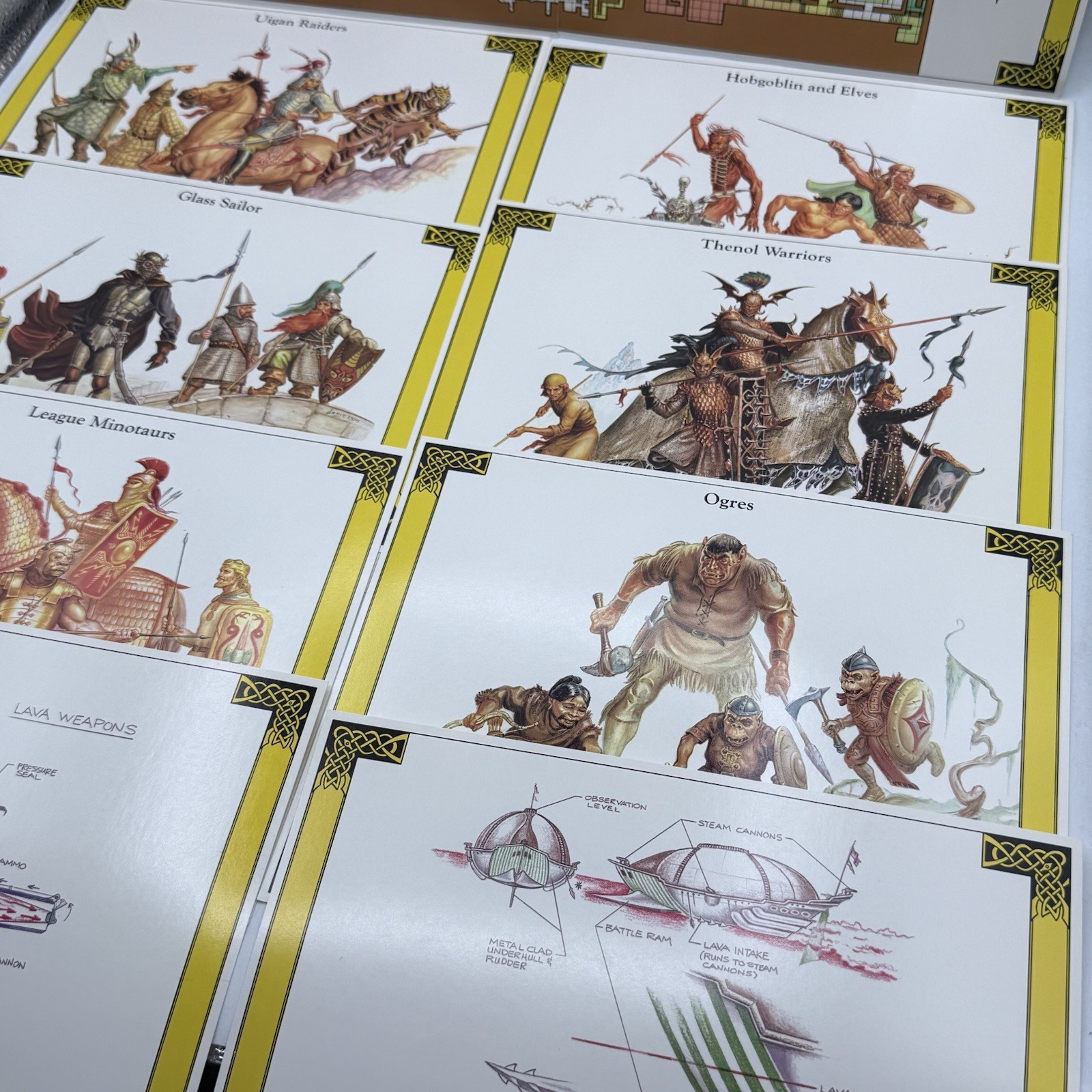 AD&D Dragonlance Tales Of The Lance Boxed Set 1074 TSR Cards Posters Only 1992