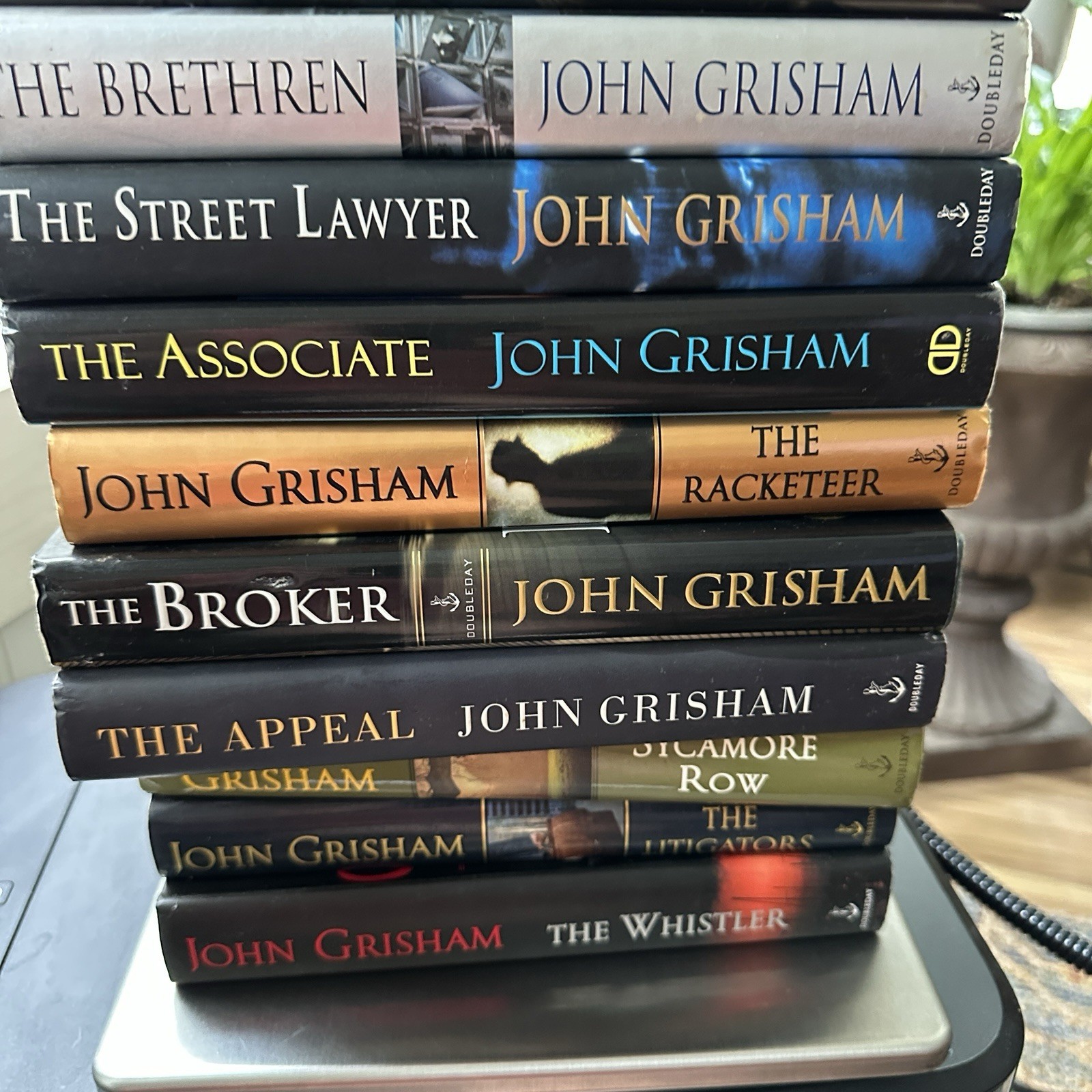 John Grisham Hardcover Book Lot of 10 Legal Thriller Mystery Novels Doubleday