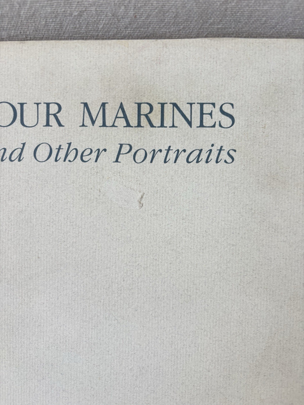 Four Marines & Other Portraits Jack Shear HC 1985 Photography 1st ED. Gay Int