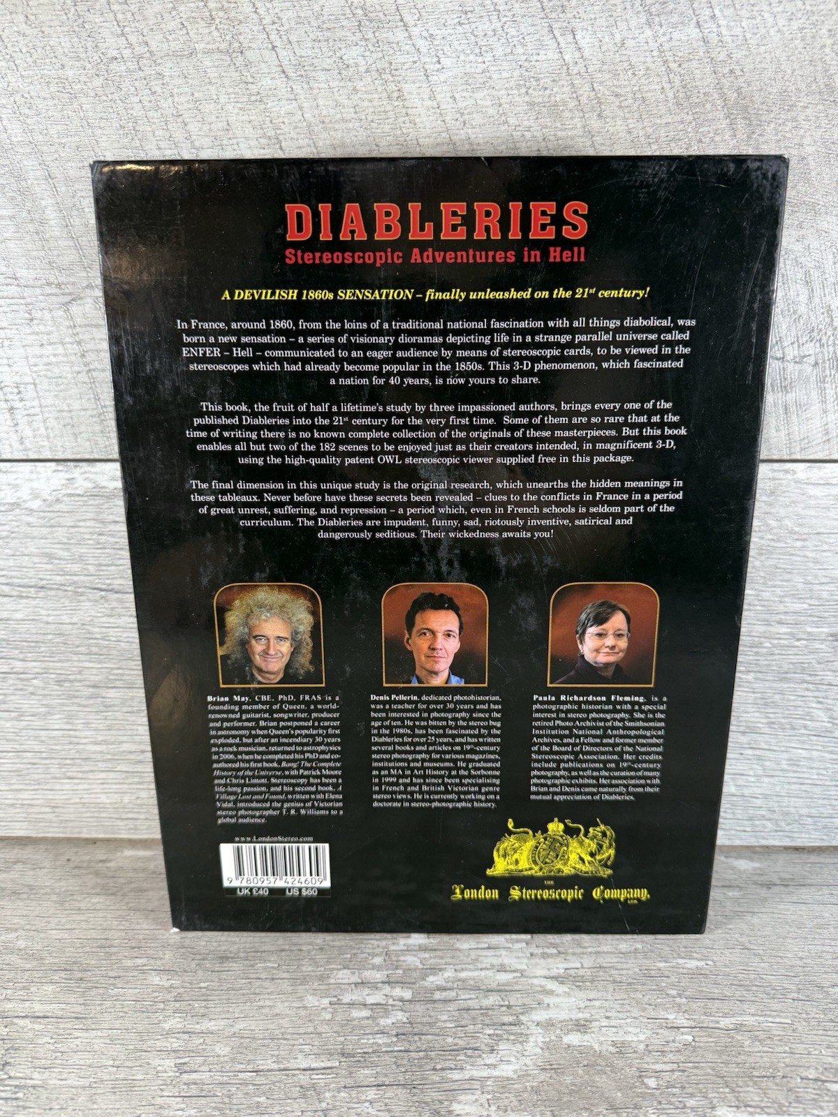 Diableries: Stereoscopic Adventures in Hell – Hardcover By Brian May –