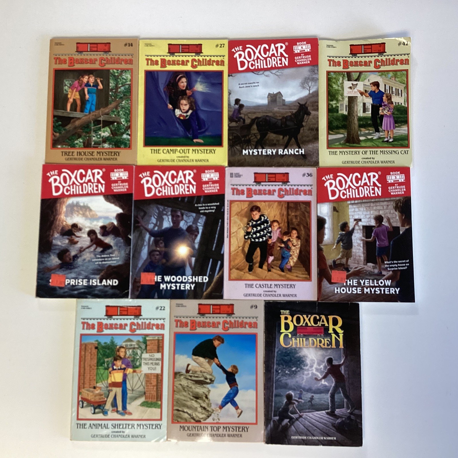 Boxcar Children Gertrude Warner 11 Book Lot