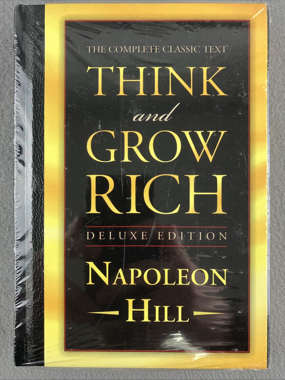 THINK AND GROW RICH by Napoleon Hill Vegan Leather Bound Deluxe Edition *Sealed*