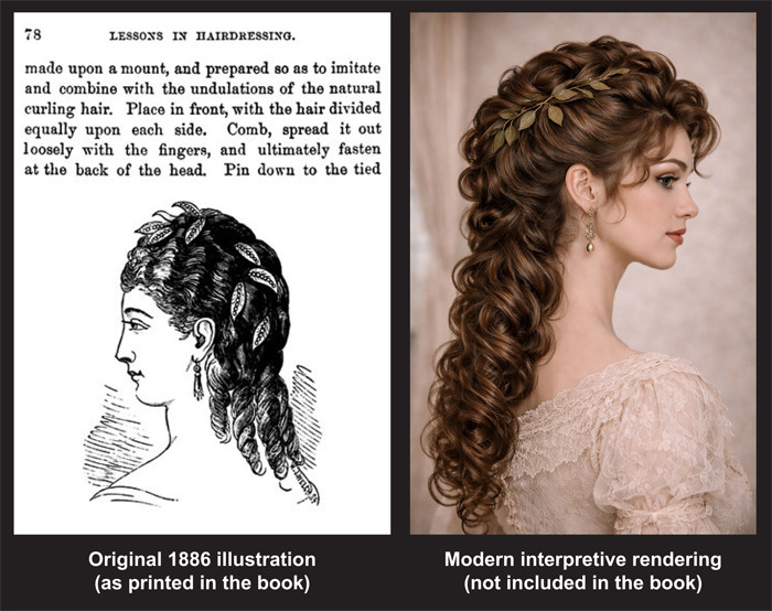 1886 Hairstyle Book (Vintage Victorian Hairstyling)