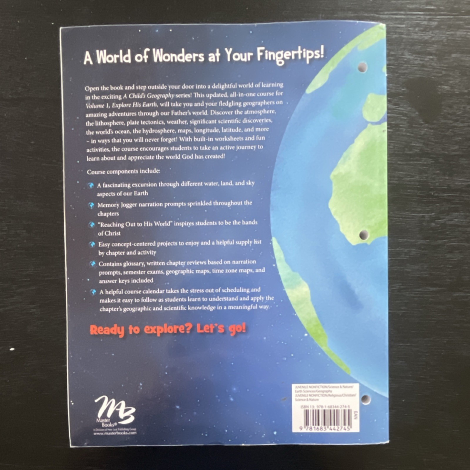Master Books A Child’s Geography Vol 1 Explore His Earth Paperback Ages 9-12