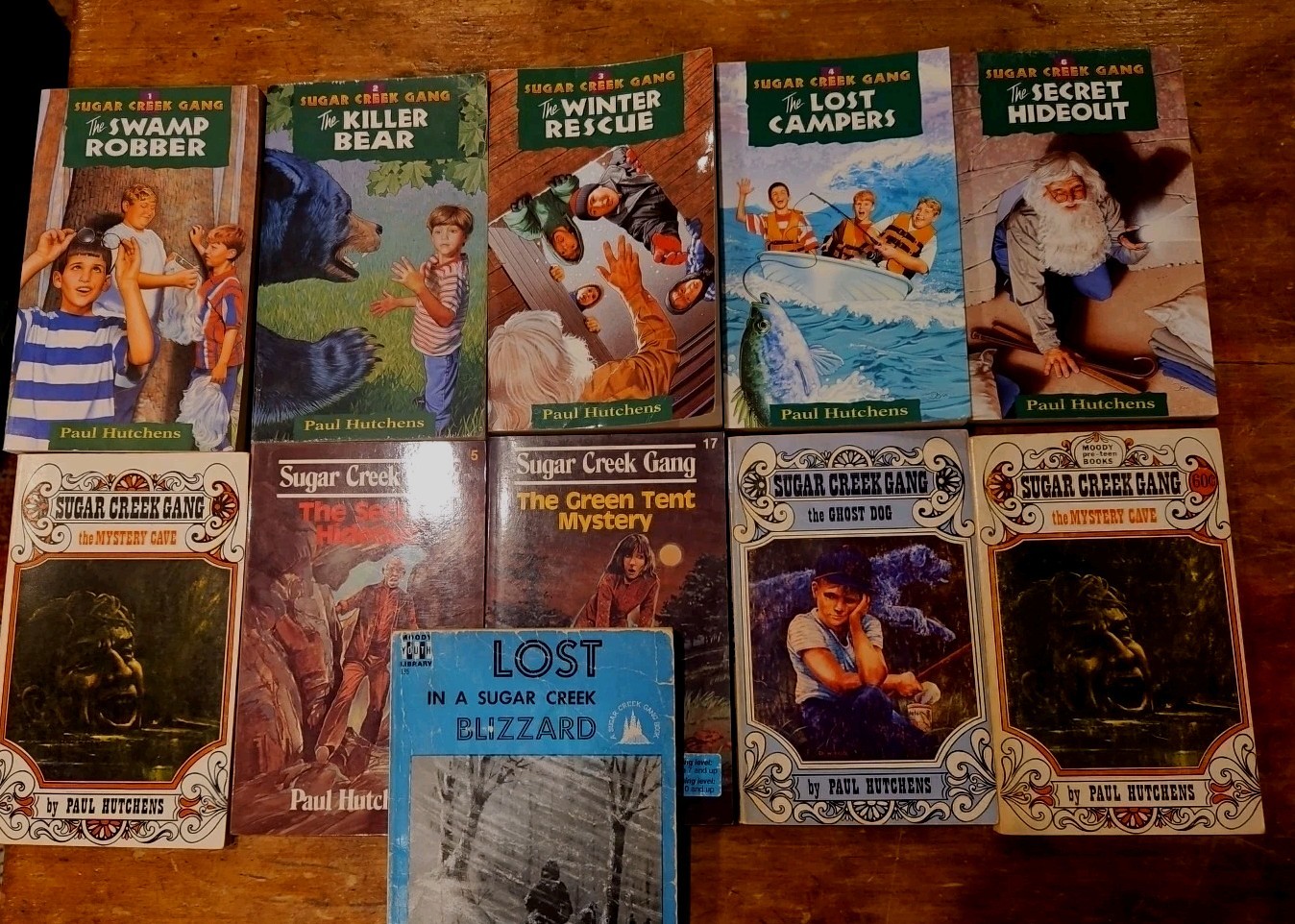 Lot Of 11 Sugar Creek Gang Books Paul Hutchens Moody Press