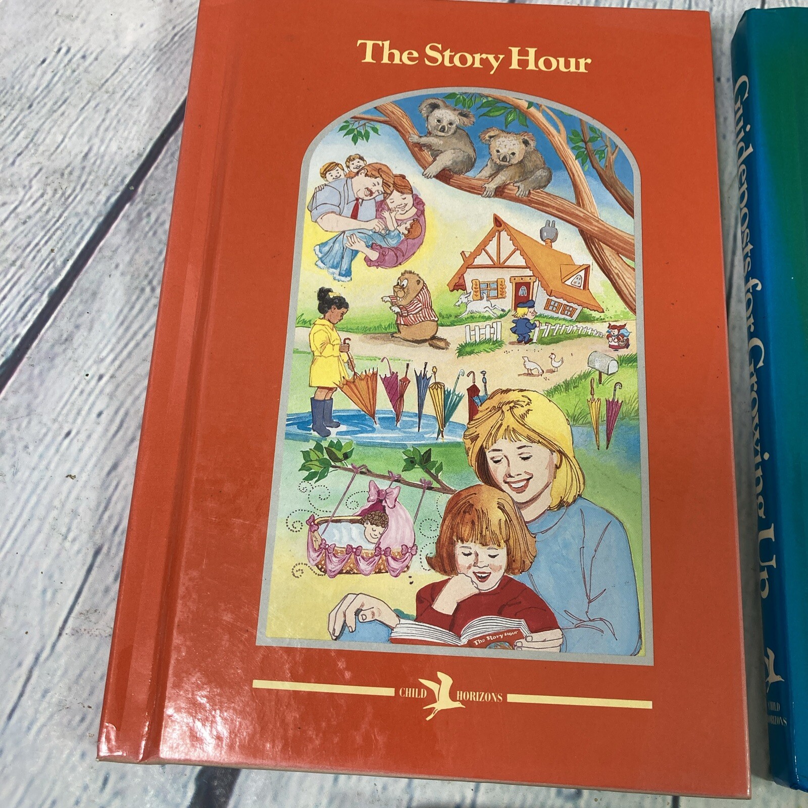 1993 Child Horizons Children Books Lot of 5 Hardback Homeschooling Education