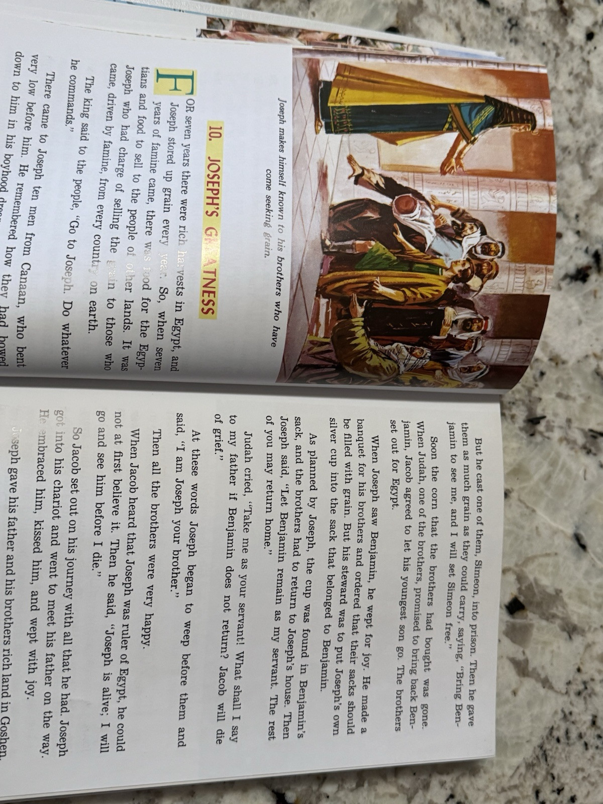 Catholic Picture Bible Illustrated Stories 1990 Gold Edged Excellent Condition