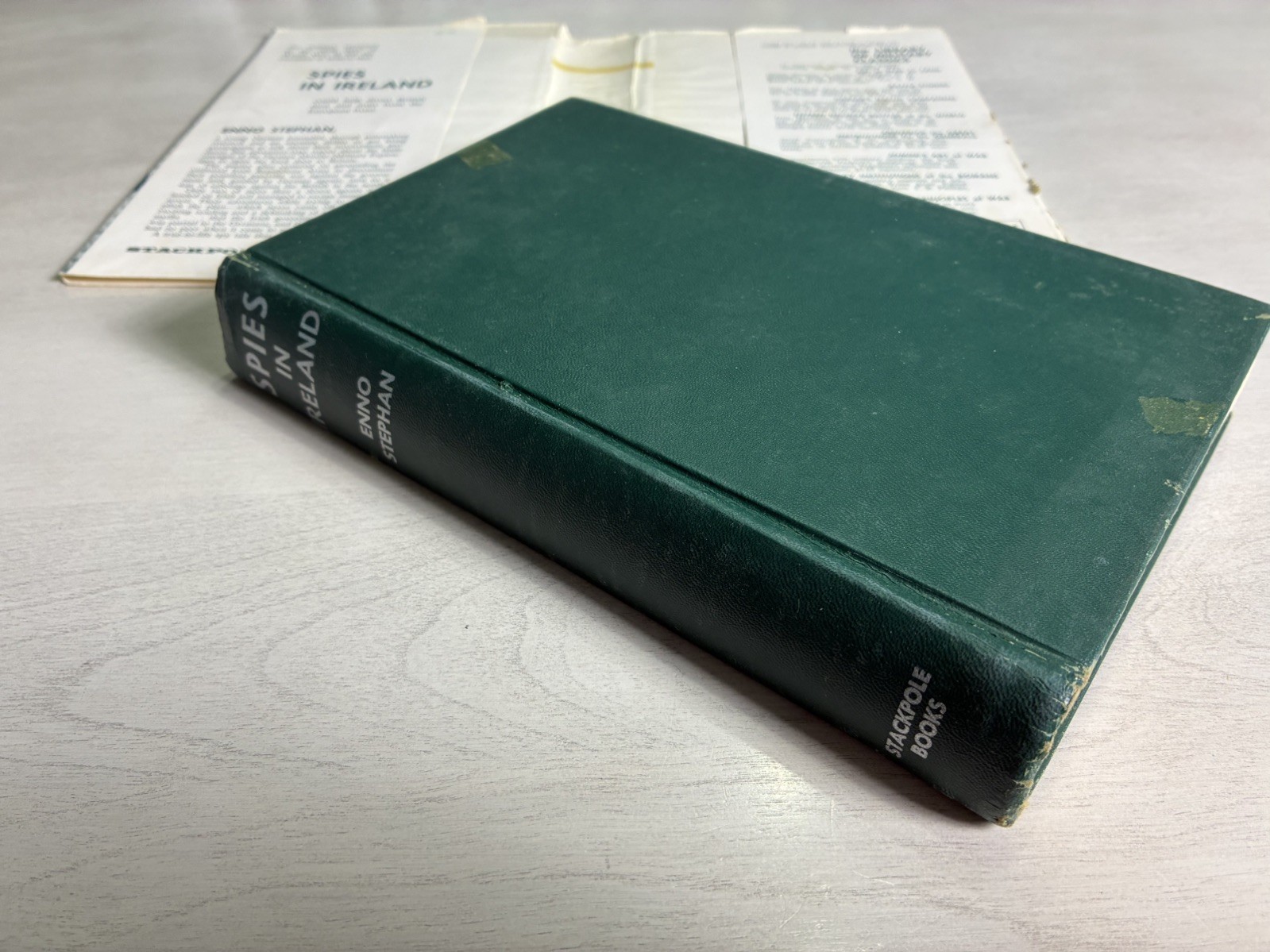 Spies in Ireland (1965) by Enno Stephan – 1st Edition, HC/DJ – Stackpole Books