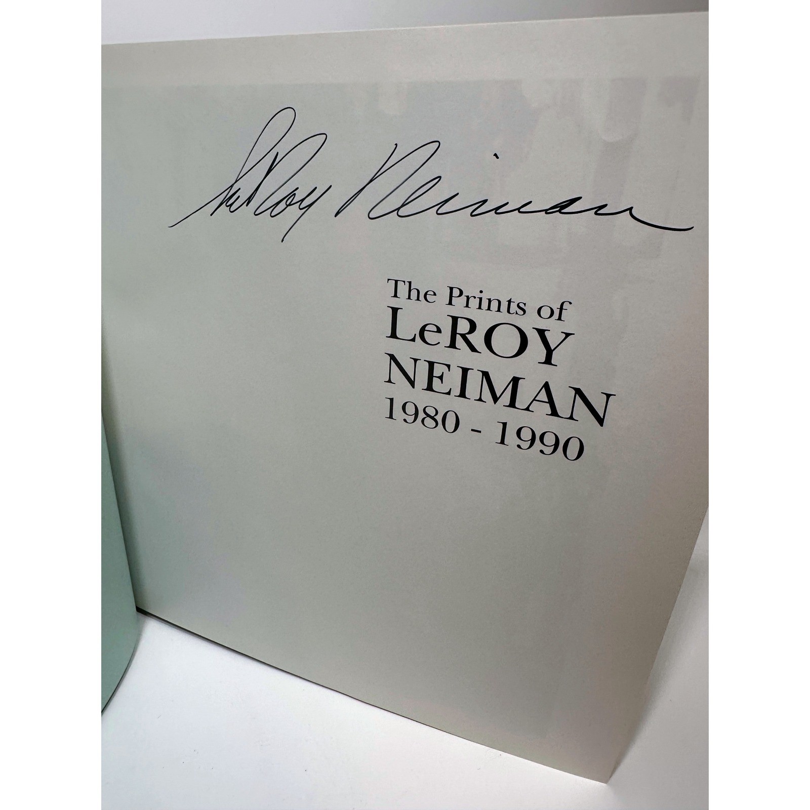 The Prints of LeRoy Neiman 1980 1990 A Catalogue Raisonne Art Book HC VG Signed