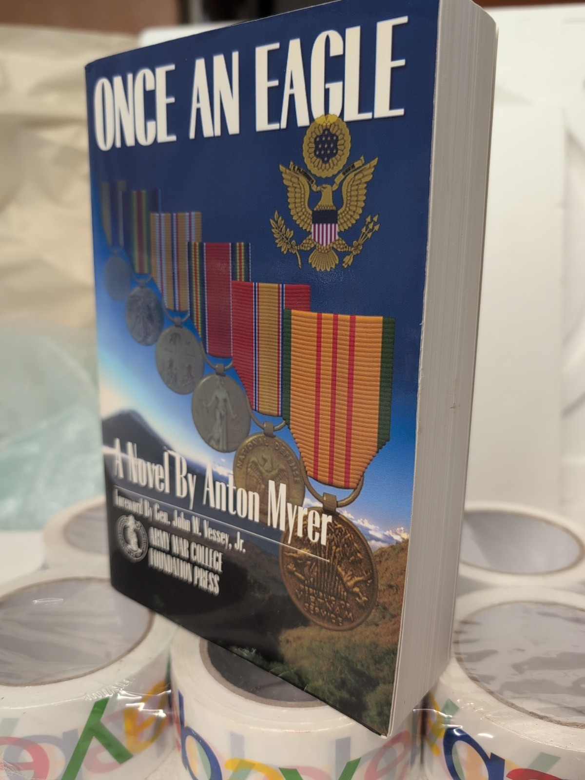 ONCE AN EAGLE Anton Myrer ~ GIFTED from the Army War College Foundation ~ Rare!!
