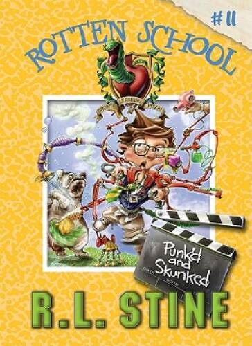 Punkd and Skunked (Rotten School (Library)) – Library Binding – GOOD