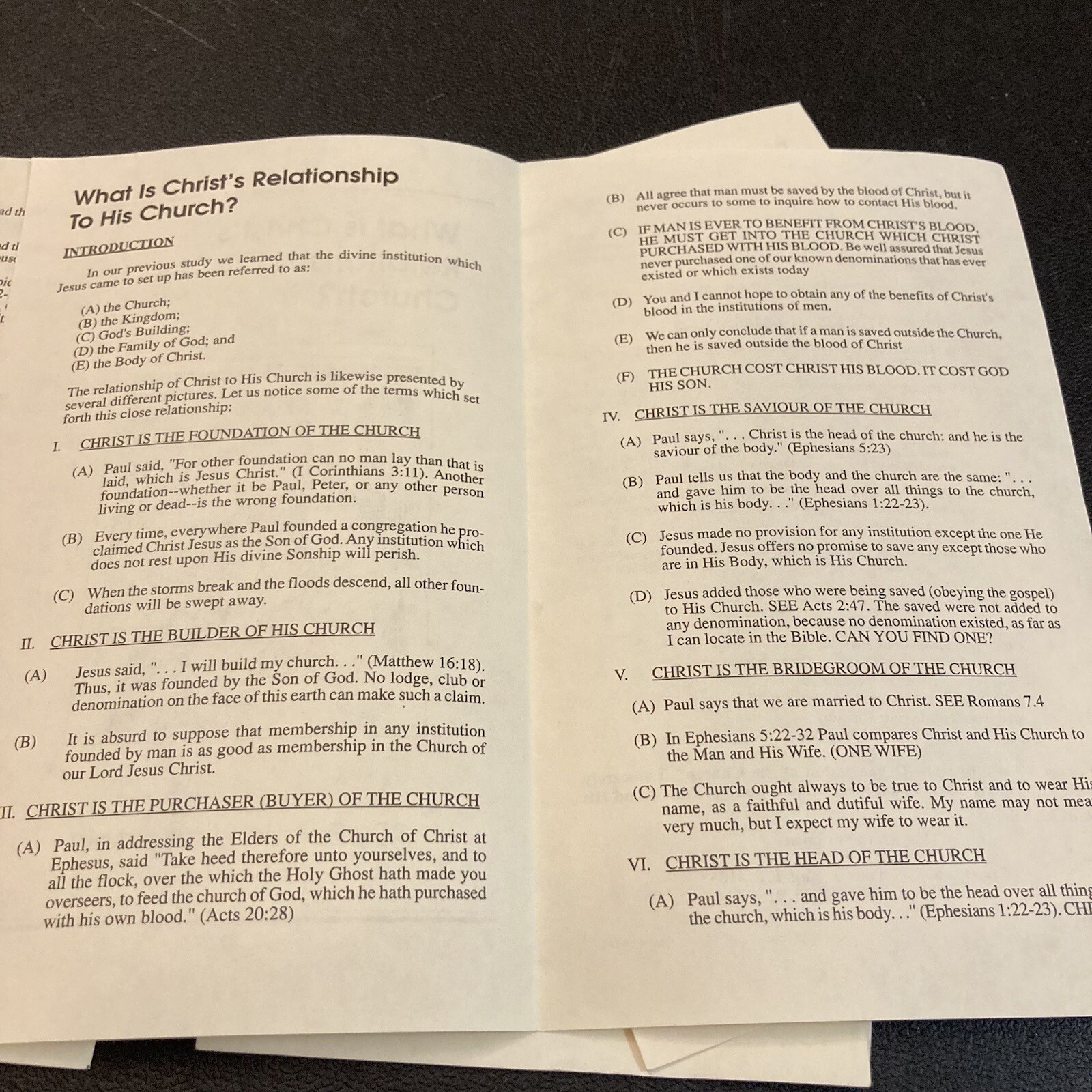 New Testament Church Nondenominational Christian Literature Blankenship Lessons