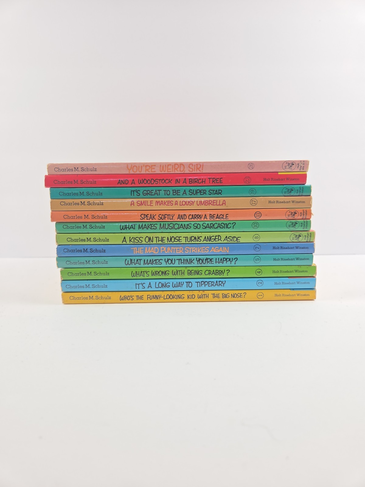 Lot of 12 Vintage Peanuts Parade Books Charles M. Schulz Snoopy Charlie Brown