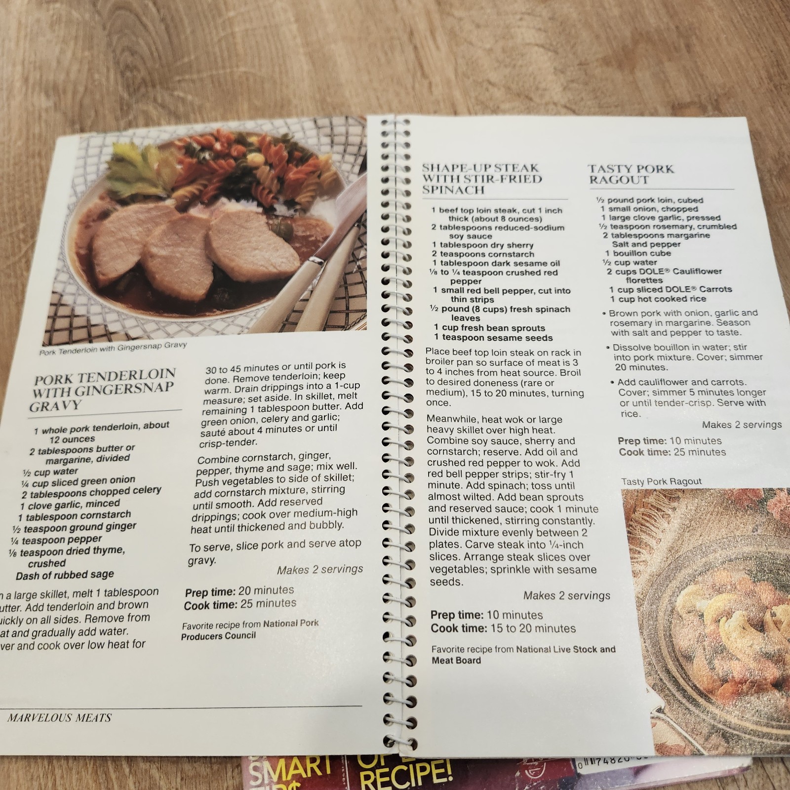 (8) Vtg Quick & Easy Meal Recipes Cookbook Shortcut Cooking for 1 or 2 Simple