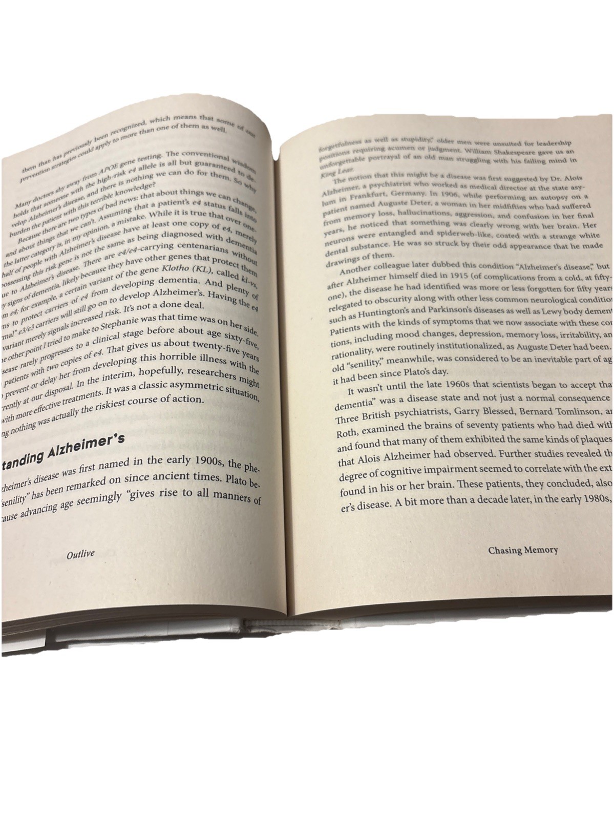 Outlive The Science and Art of Longevity Peter Attia First Edition/1st Printing