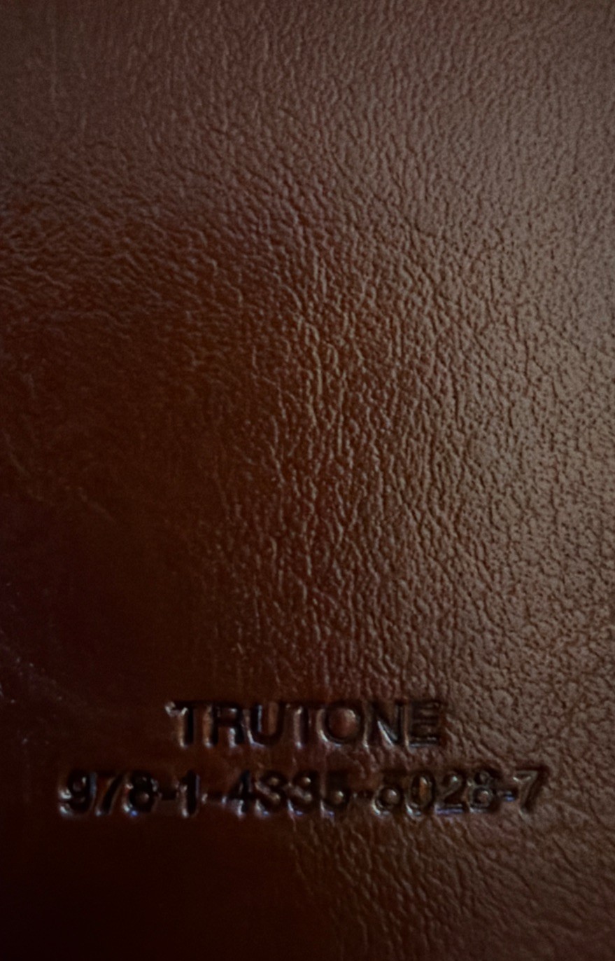 Bible (ESV) English Standard Version Large Print Value Thinline TruTone Tan New.