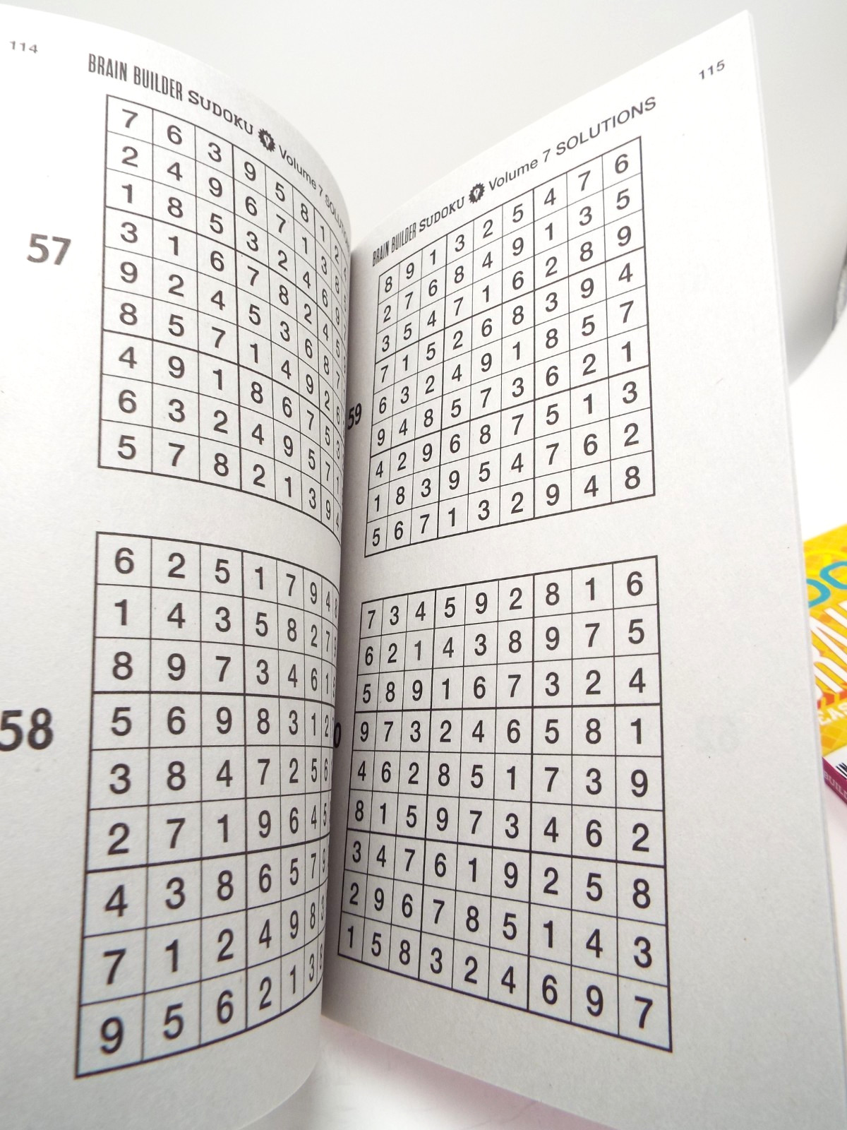 2 Sudoku Brain Builder Puzzle Books: Vol. 7 & 8 Smaller size: 5.25″ x 8.25″ NEW