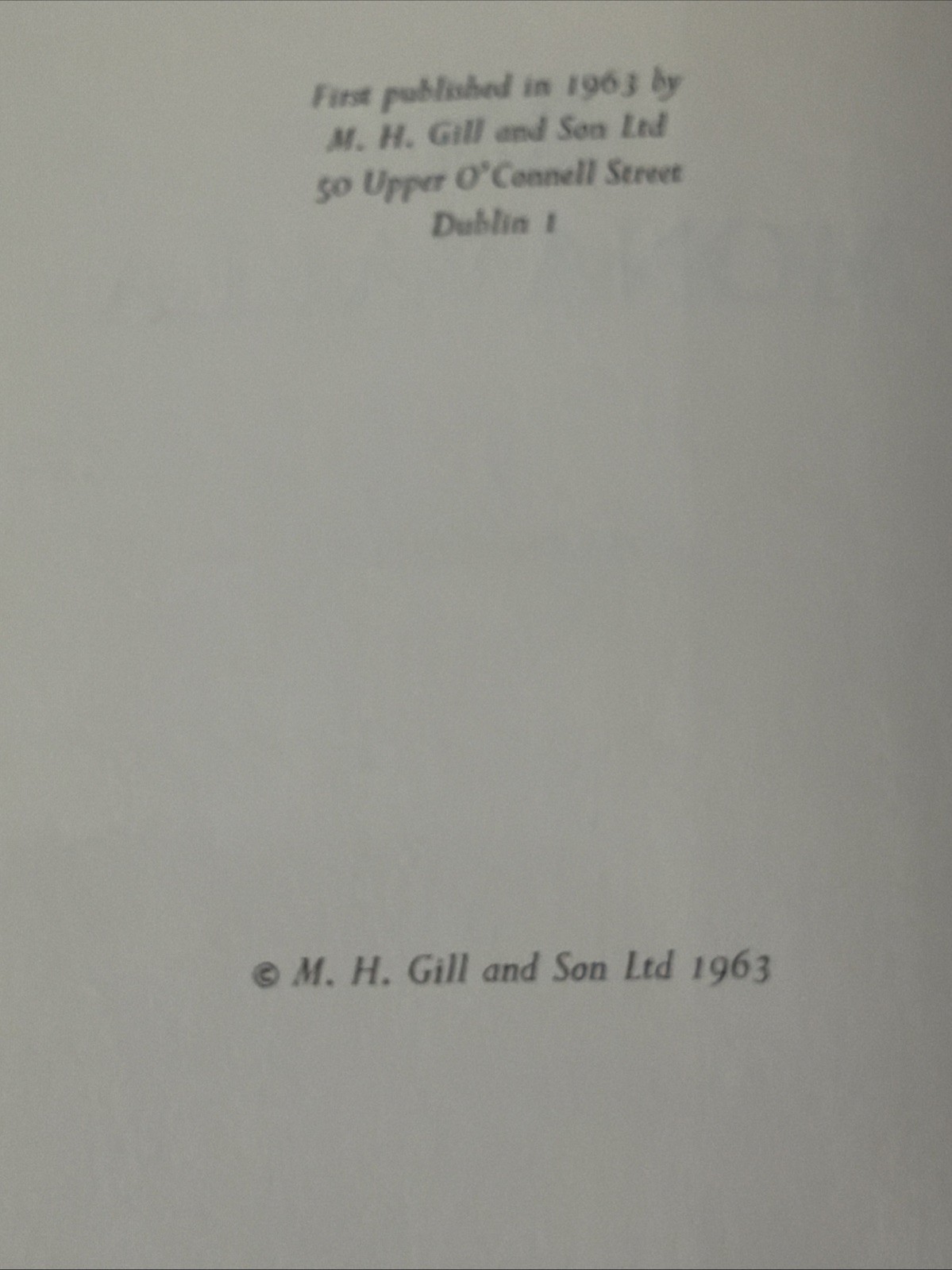 In Monavalla by Joseph Brady HC DJ 1963 Ireland B-2526