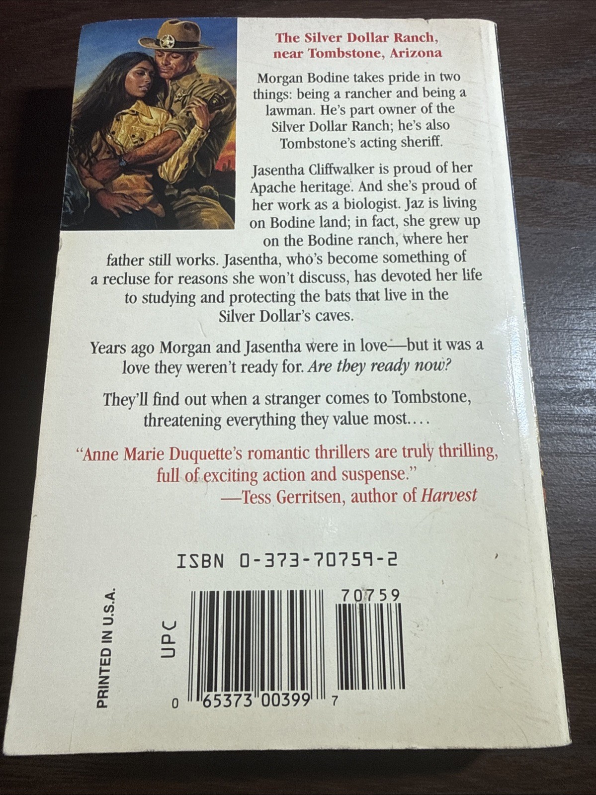 In the Arms of the Law (Harlequin Superromance, No 759) – GOOD