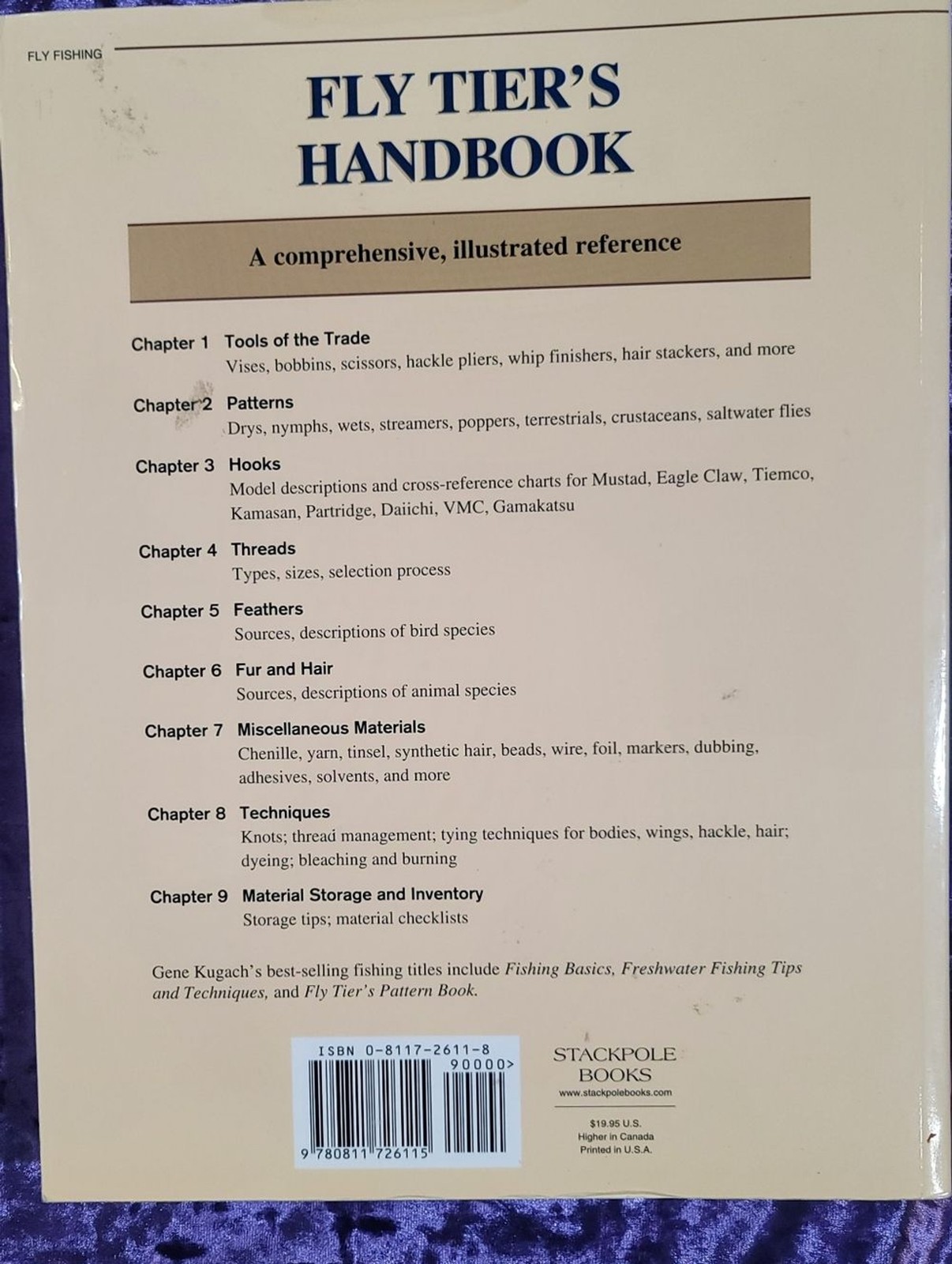 0905. EUC ~ Fly Tiers Handbook by Gene Kugach