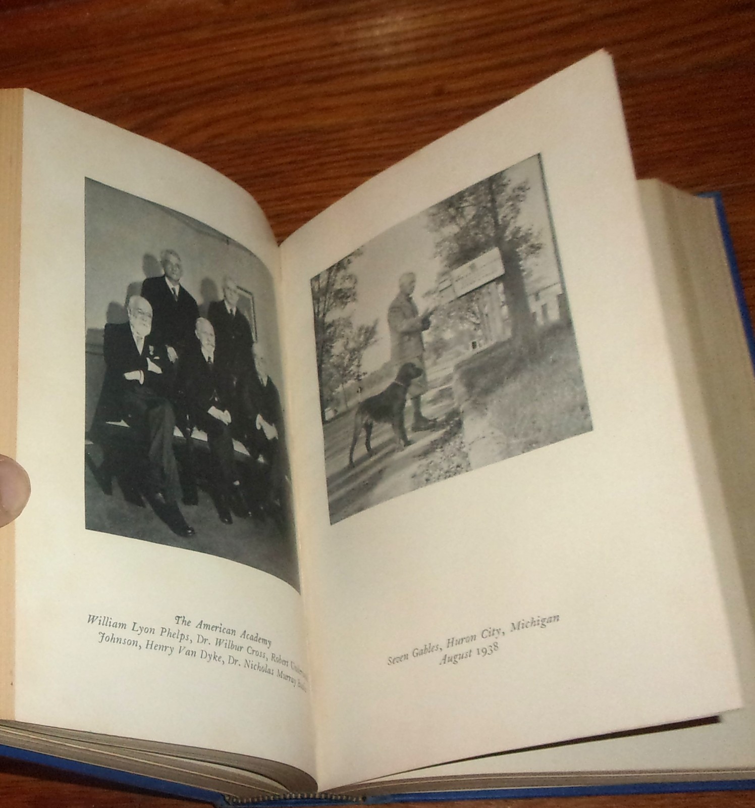 WILLIAM LYON PHELPS-Autobiography with Letters-Excellent 10th Printing Hardcover