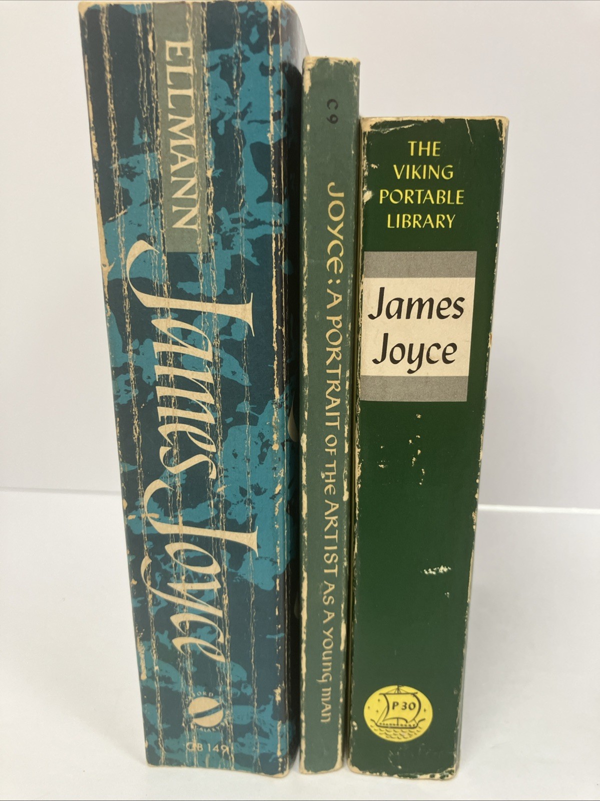 Vintage James Joyce Portrait Artist Young Man + Richard Ellmann Bio (Lot 3 PBs)