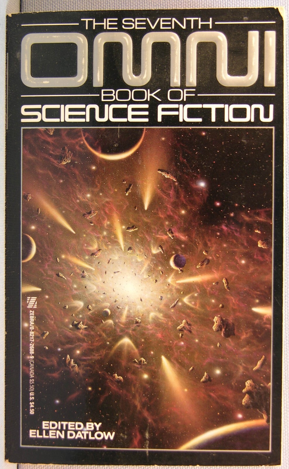 Seventh Omni Book of Science Fiction ed. by Ellen Datlow PB 1st Ed. 1989 VG