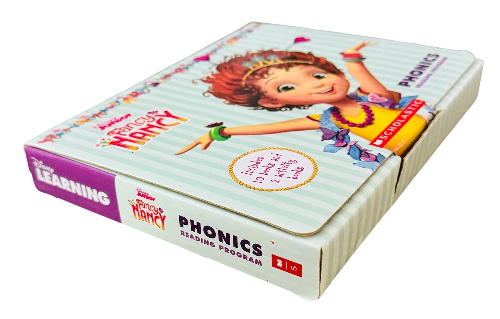 Complete Set of 12 Disney Junior Fancy Nancy Phonics Reading Program w/ Box!