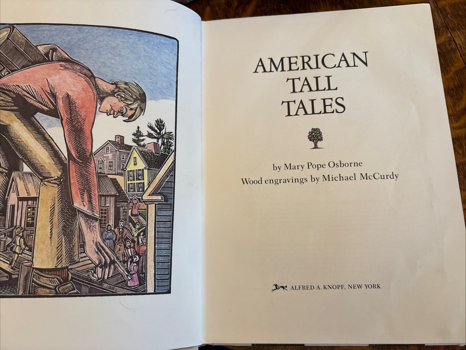 American Tall Tales by Mary Pope Osborne (1991, Library Binding)