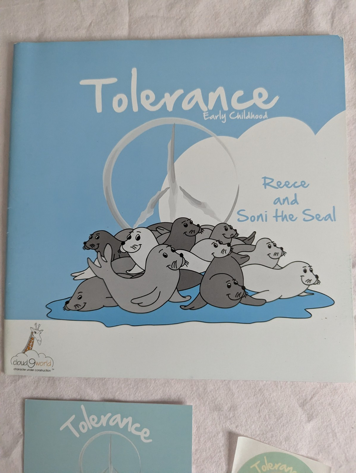 Home School Teachers Cloud 9 world character book TOLERANCE Kindergarten -1st