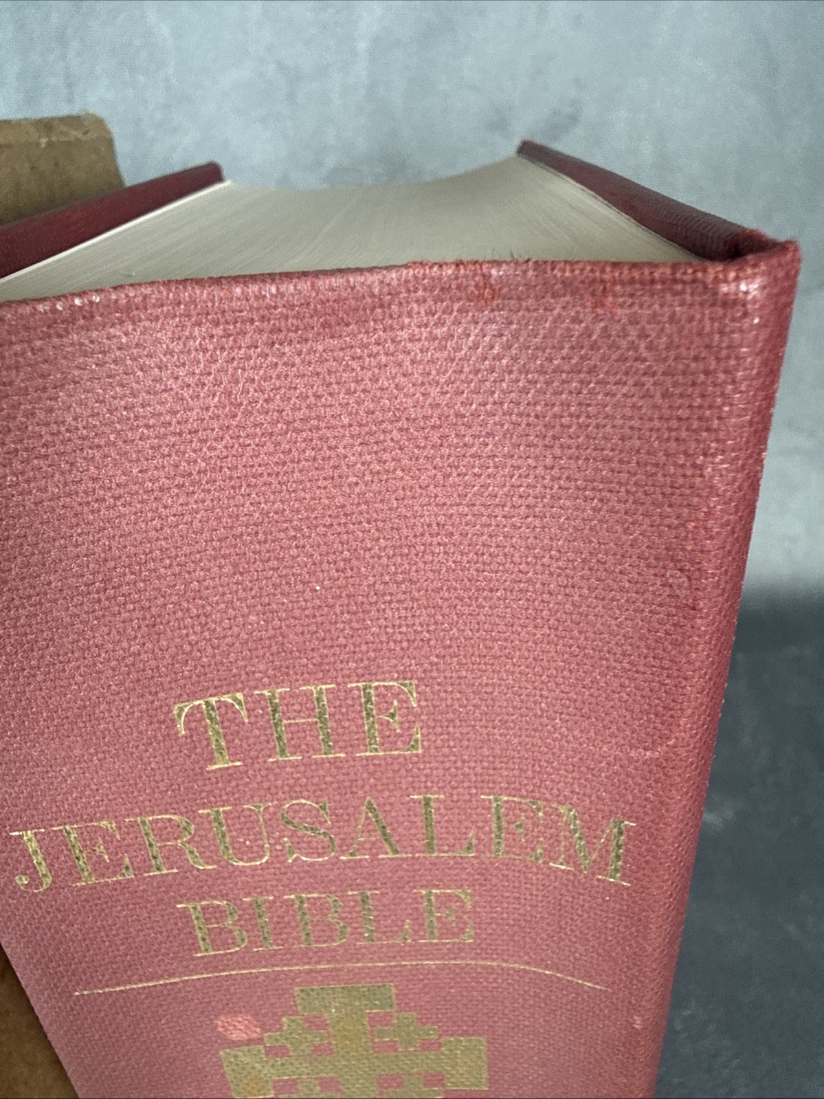 1966 Jerusalem Bible Doubleday Catholic Bible Thumb Indexed Hardcover Slipcase