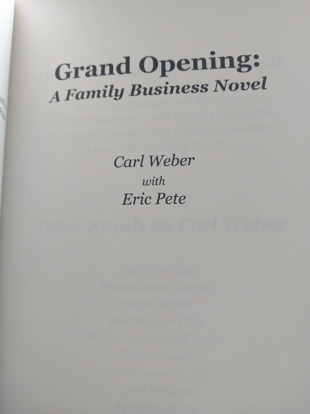 Grand Openings Hardcover