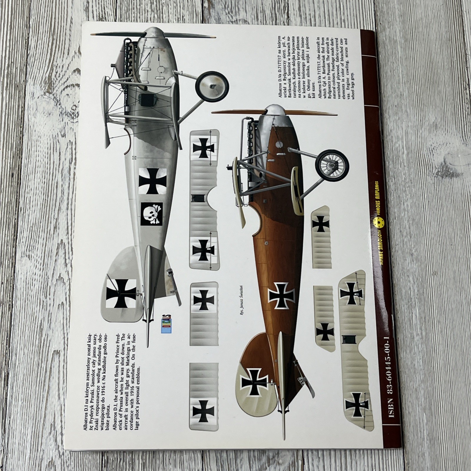Kagero 5005 Albatros D.I-D.V Polish English NO DECALS