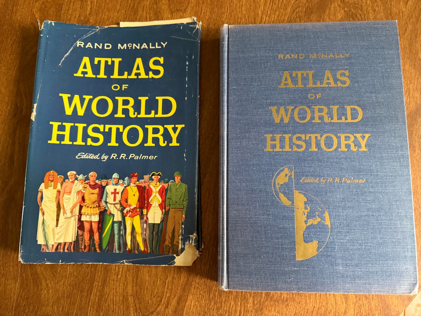 Rand McNally Atlas of World History – 132 pgs maps HCDJ 1957