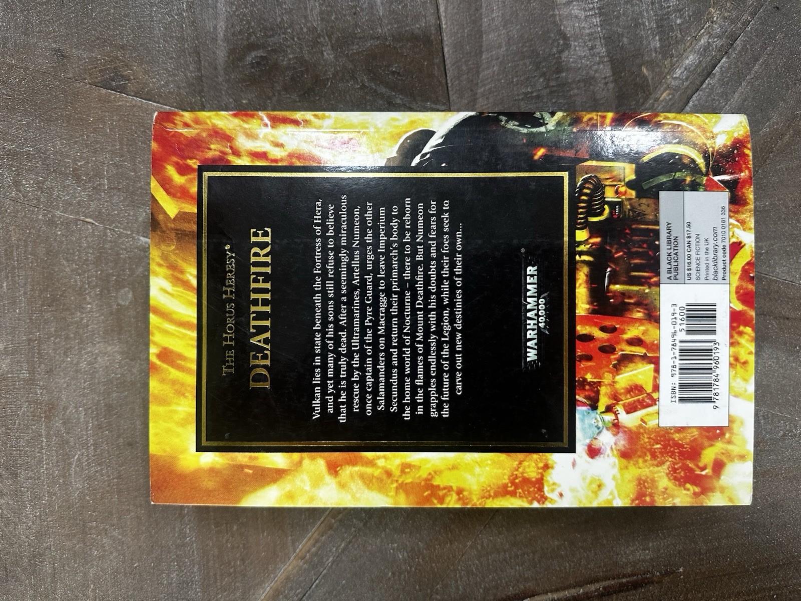Deathfire The Horus Heresy Paperback Novel English Warhammer 40K-Black Library