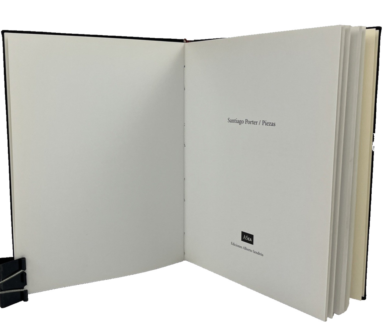 Santiago Porter Piezas 2003 First Edition Limited #300/500 Art Photo Book