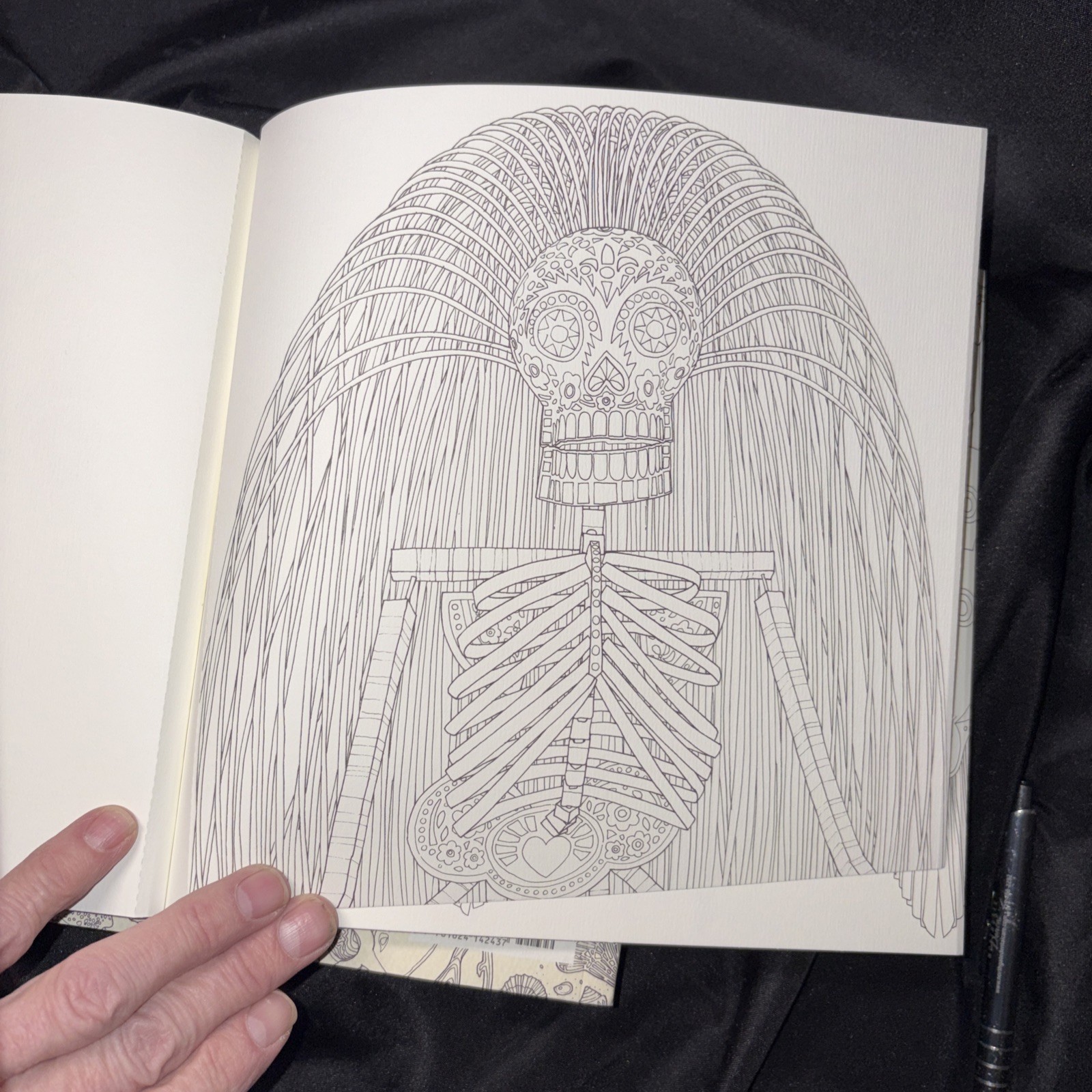 4 Adult Coloring Books by Jade Gedeon On Thick Paper 2016, 2017