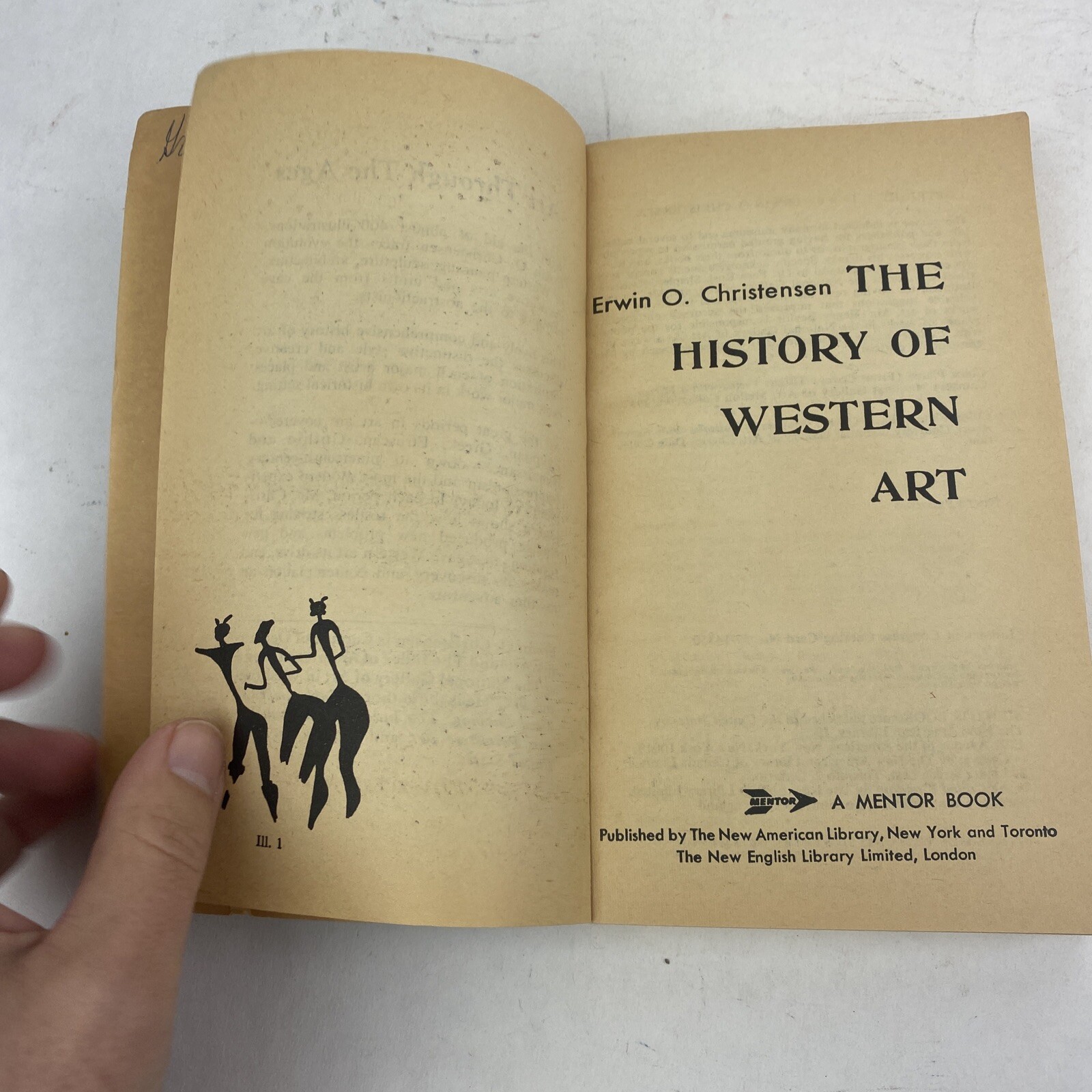 The History of Western Art by Erwin O Christensen – Mentor MT262 – 1959
