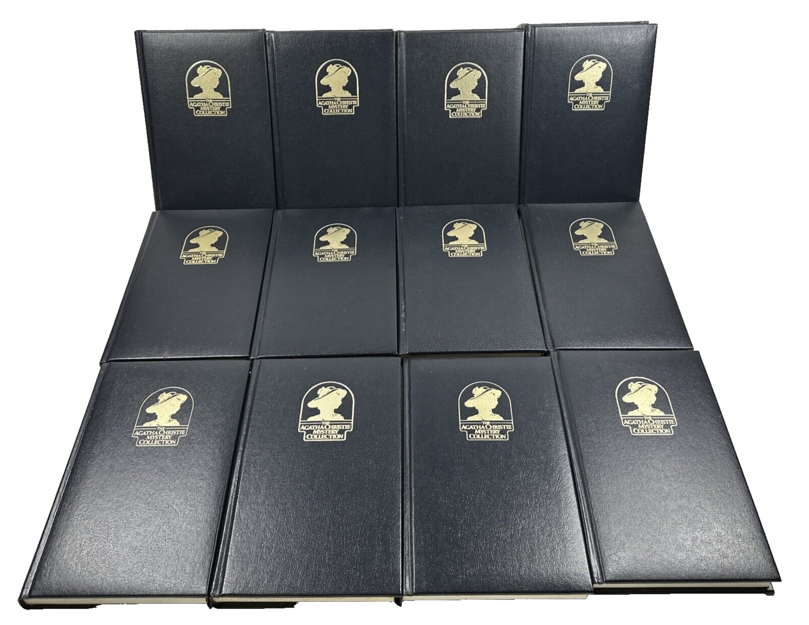 The Agatha Christie Mystery Collection Leatherette Books Bantam Vintage Lot 26