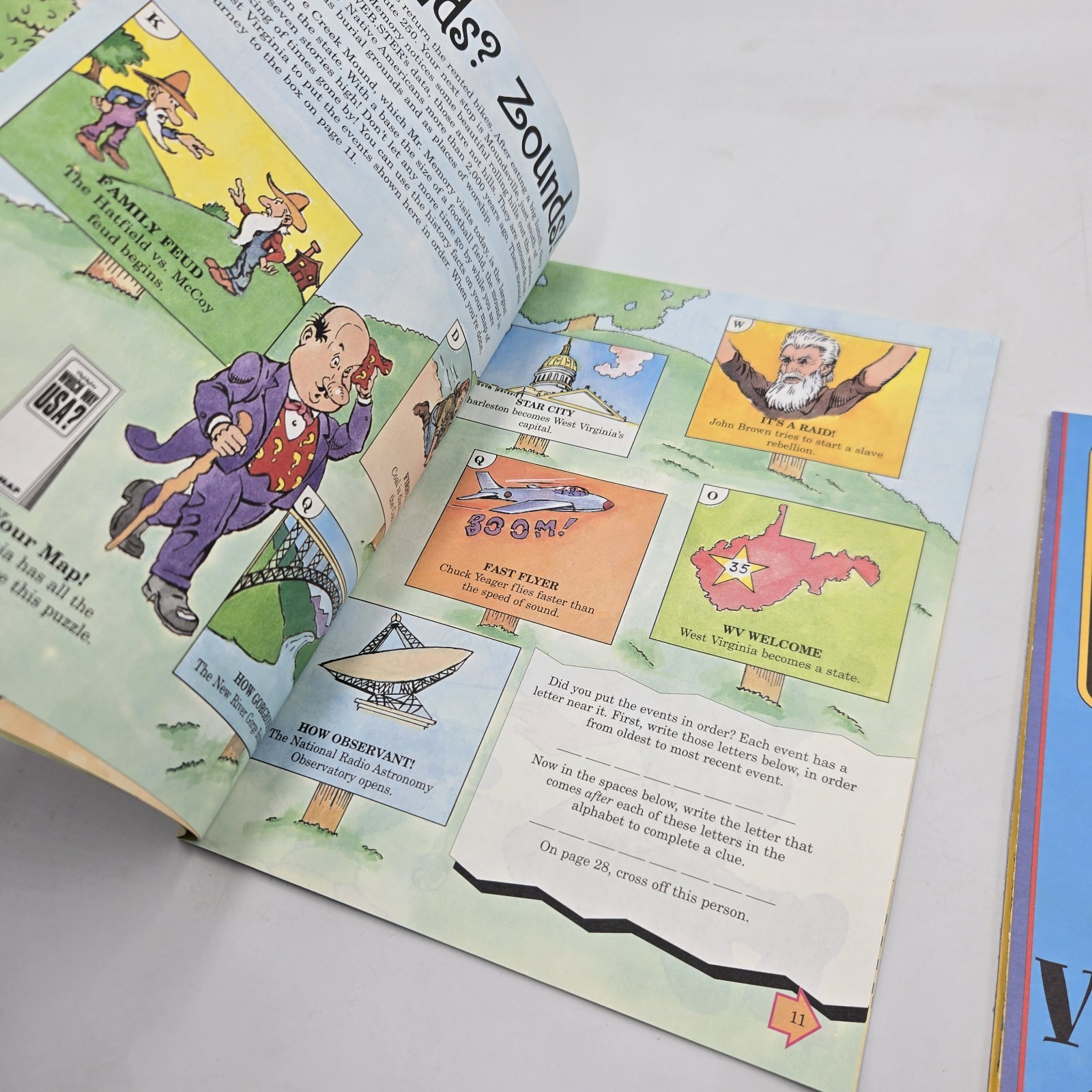 Highlights Which Way USA West Virginia Puzzle Book Fun Educational Activity