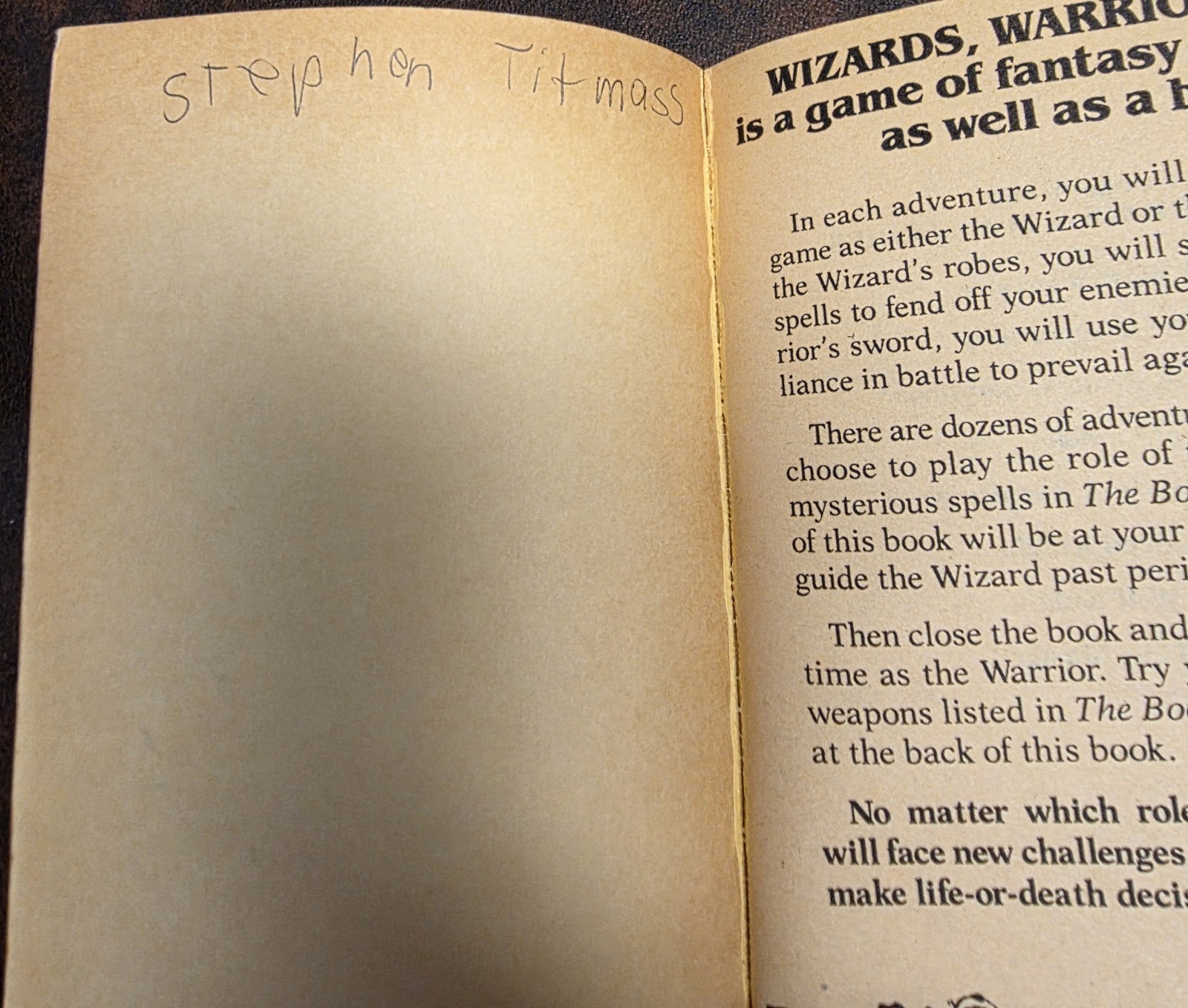 3 Wizards Warriors & You Lot #5 7 9 1985-6 First Eds, The Dragon Queen’s Revenge