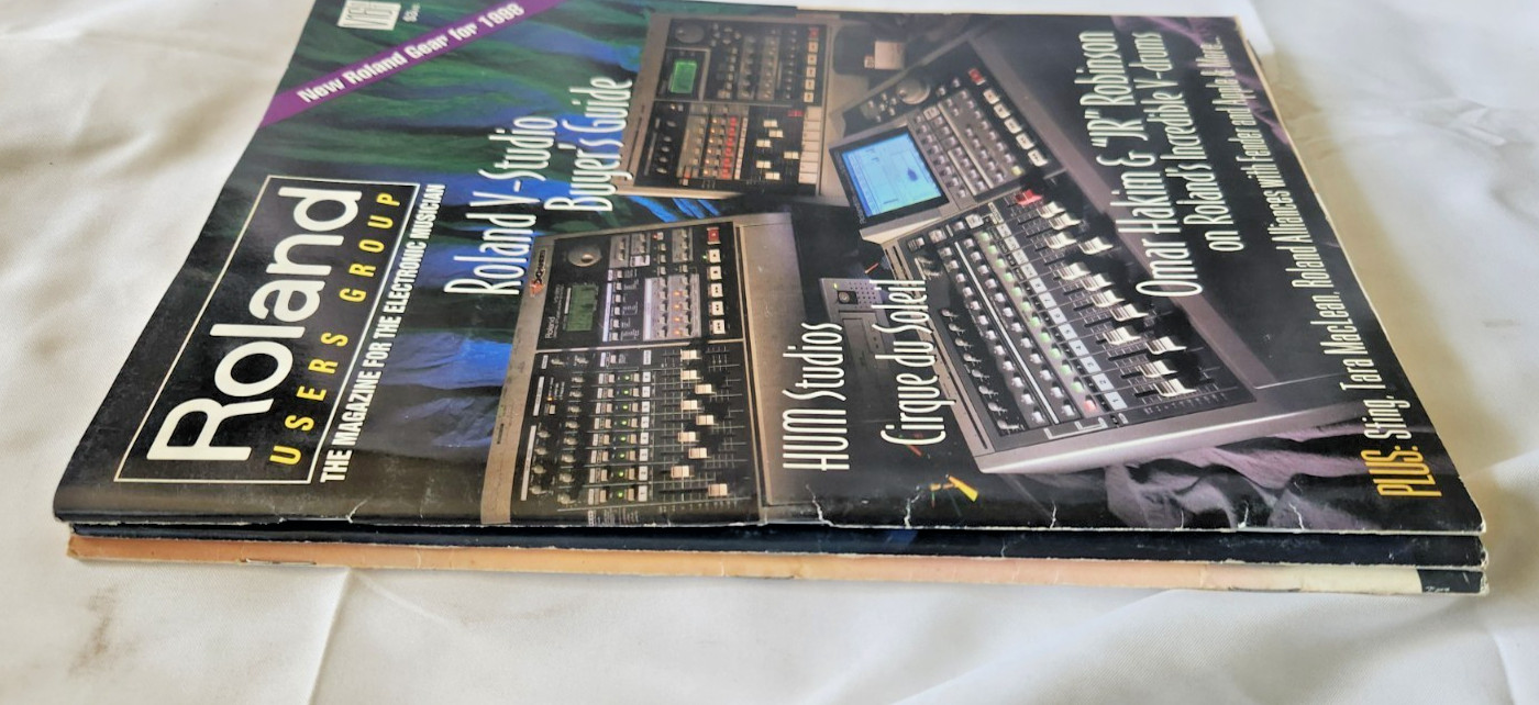 Roland Users Group lot of 3