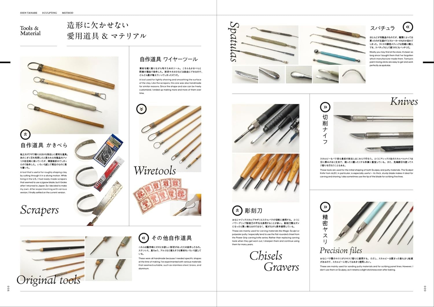 Tanabe Shin’s Figure Modeling Guide Handmade Japanese Book