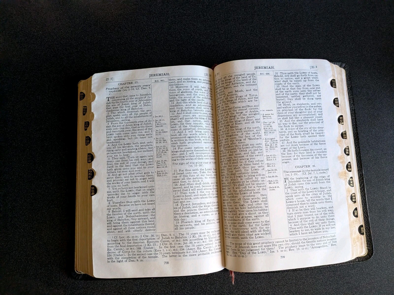 Holy Bible Scofield Reference Edition, 1945 Leatherbound, Indexed Oxford Press