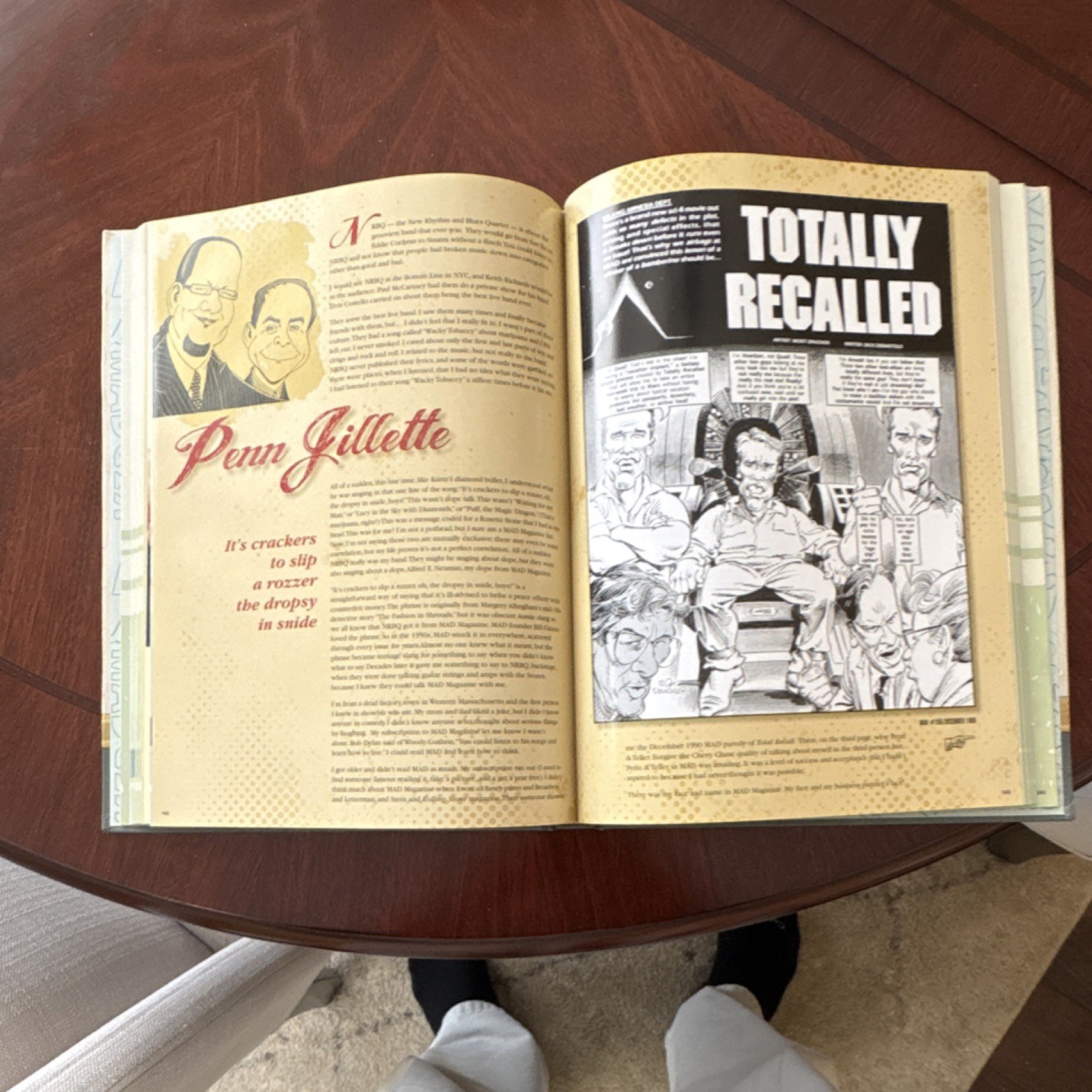 Inside MAD Hardcover Illustrated Humor Essay Collection Celebrity Guest Essays