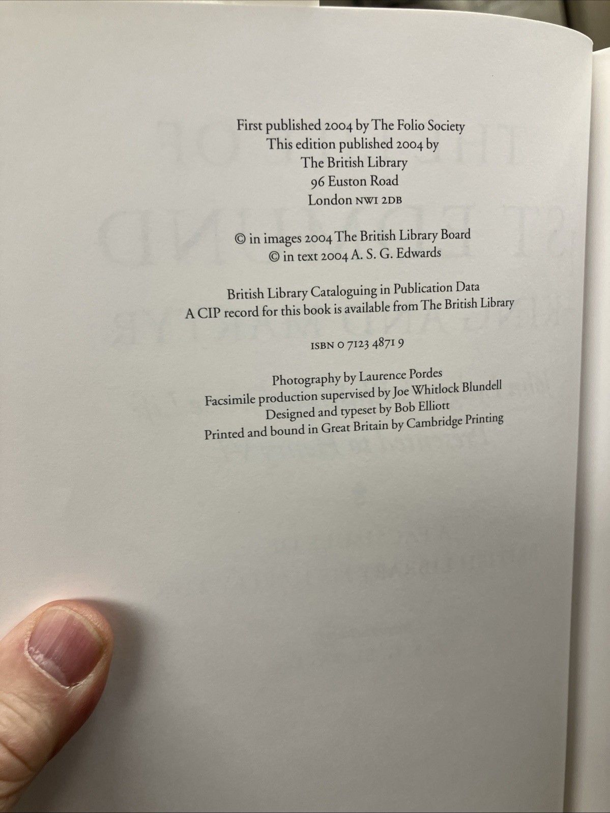 The Life of St. Edmund, King and Martyr Hardback Book