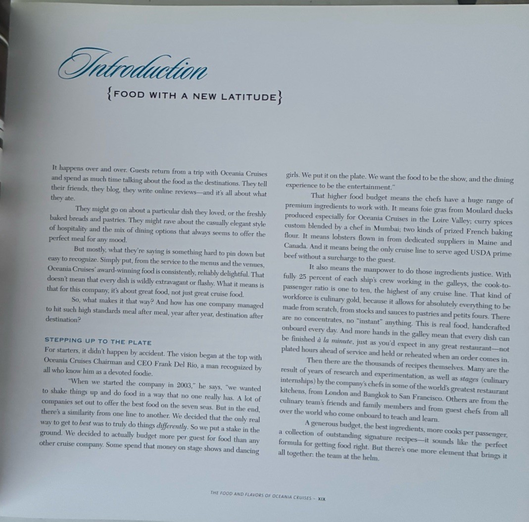 Taste the World Oceania Cruises Jacques Pepin First Edition
