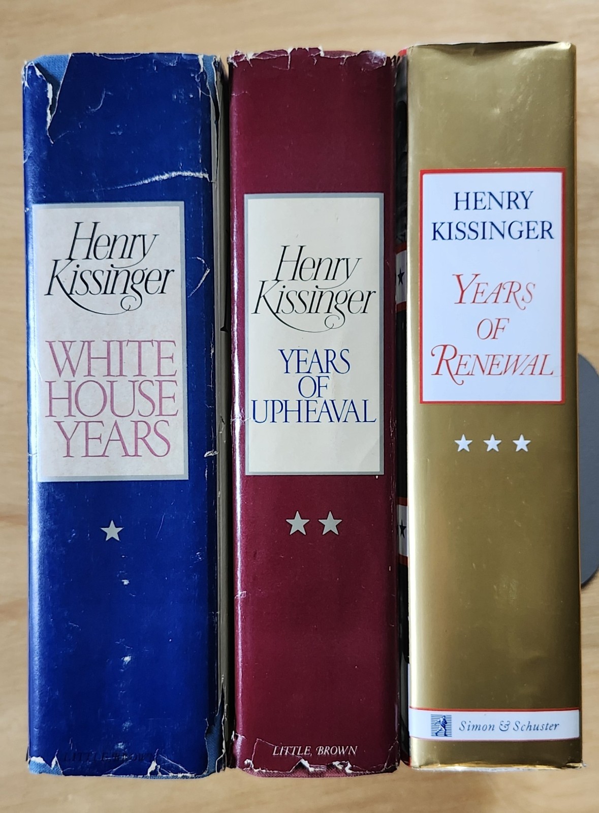 HENRY KISSINGER: 3 BOOK BIOGRAPHY