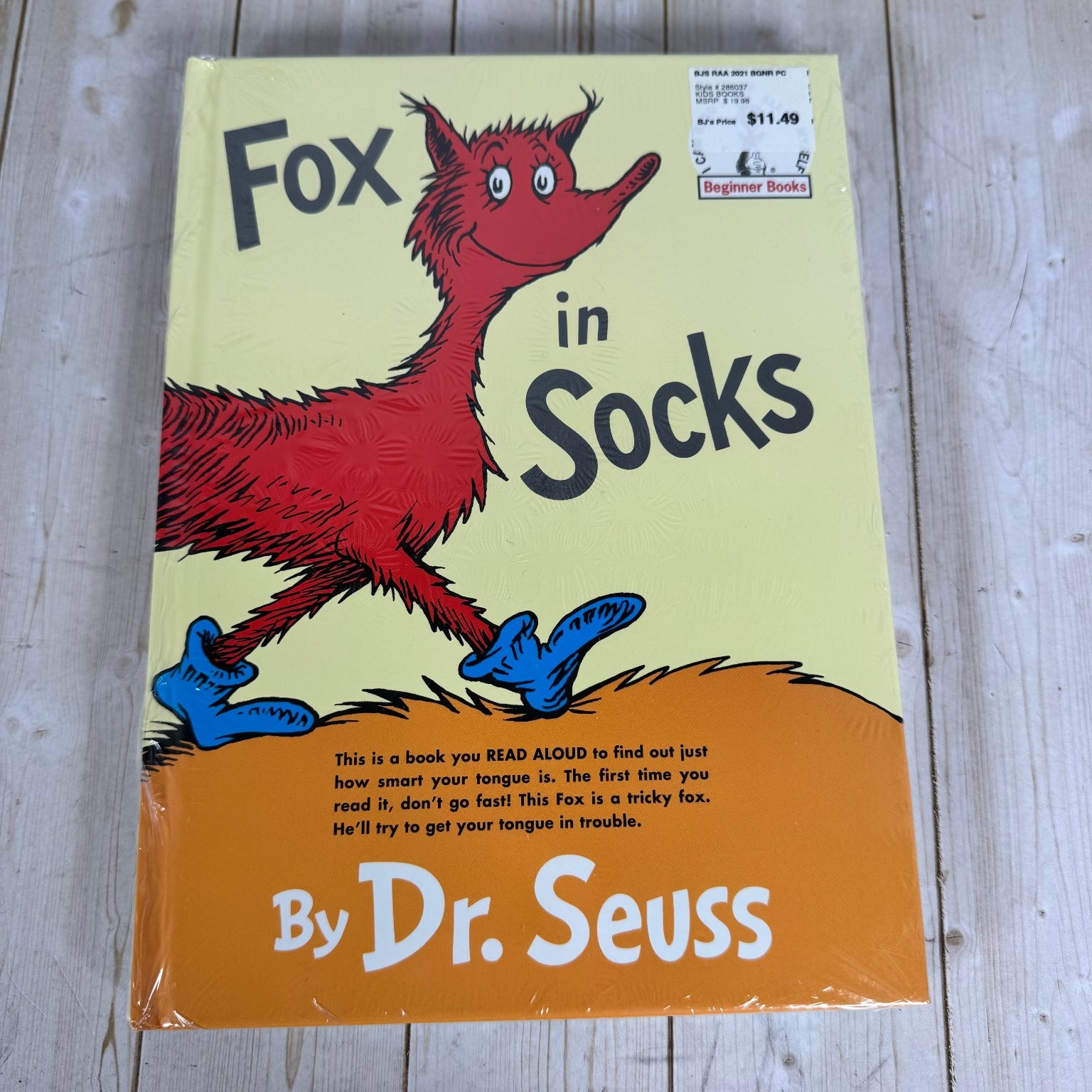 Dr. Suess Go, Dog. Go! & Fox in Socks Dr. Seuss P.D. Eastman Sealed Hardcover